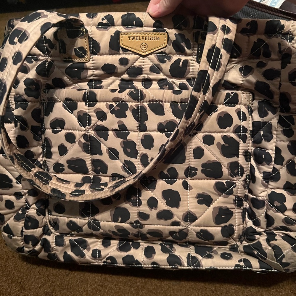 Leopard Print Diaper Bag